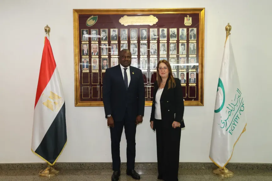 رئيس البريد المصري تستقبل المدير التنفيذي لبريد كوت ديفوار
