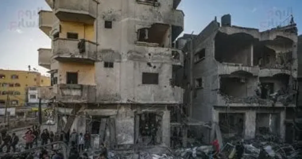 استشهاد 9 فلسطينيين بينهم 3 أطفال في قصف إسرائيلي على مخيم النصيرات وسط غزة