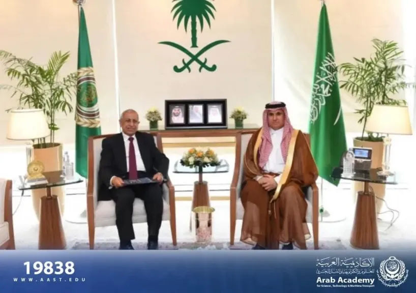 مندوب المملكة العربية السعودية بالجامعة العربية يلتقي رئيس الأكاديمية العربية للعلوم والتكنولوجيا