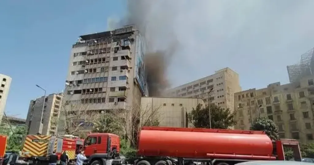 عاجل .. تقرير صحفى عن اندلاع حريق محدود في سنترال رمسيس يقطع الإنترنت الأرضي