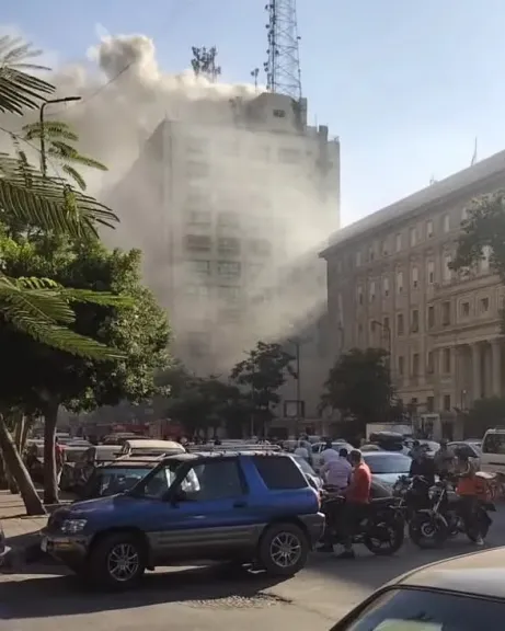 تنظيم الاتصالات: جار السيطرة على حريق سنترال رمسيس وتقييم موقف الخدمات