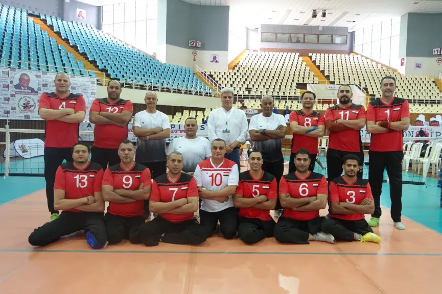 منتخب الطائرة البارالمبي  يفوز على الجزائر ويتأهل لنهائي بطولة افريقيا بكينيا