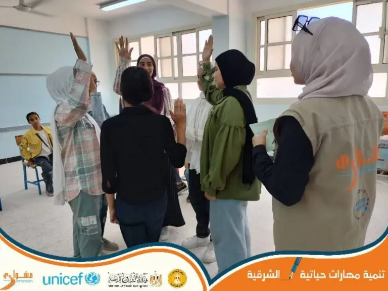 شباب الشرقية تنفذ فعاليات برنامج مشواري بمركز شباب ومدرسة 30 يونيو بالعاشر من رمضان