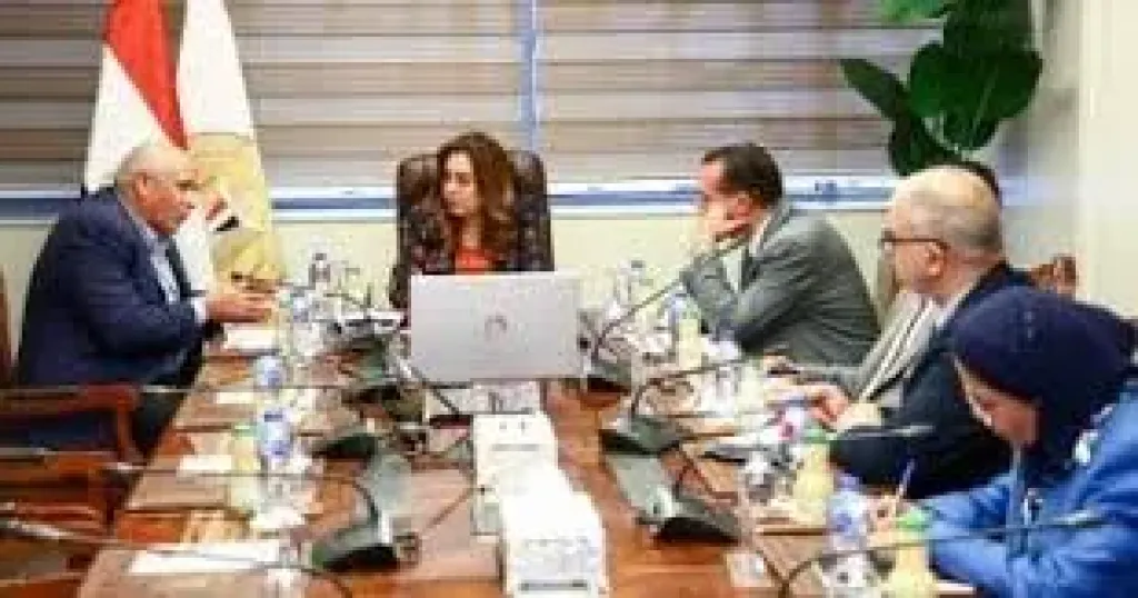 وزيرة التنمية المحلية تتابع مع محافظ الوادي الجديد مستجدات إنشاء مركز الحرير