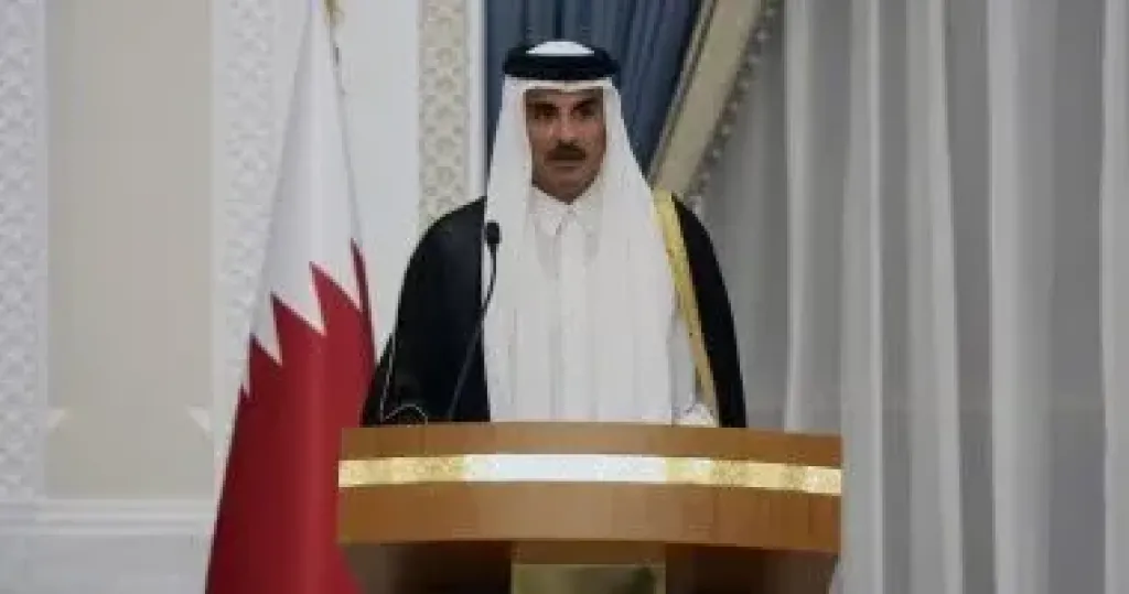 أمير قطر يستعرض مع الرئيس التركى هاتفيا العلاقات الثنائية والوضع فى غزة
