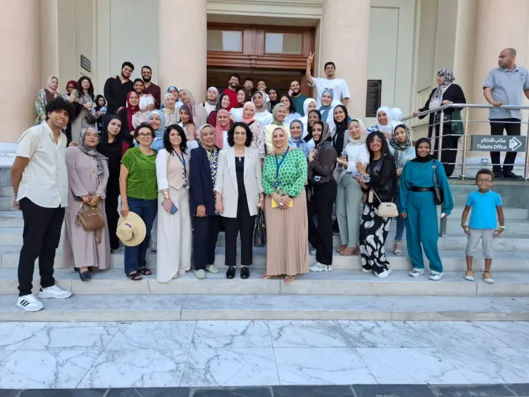 ⁠”الفن يلتقي بالتاريخ” في المتحف اليوناني الروماني بالإسكندرية