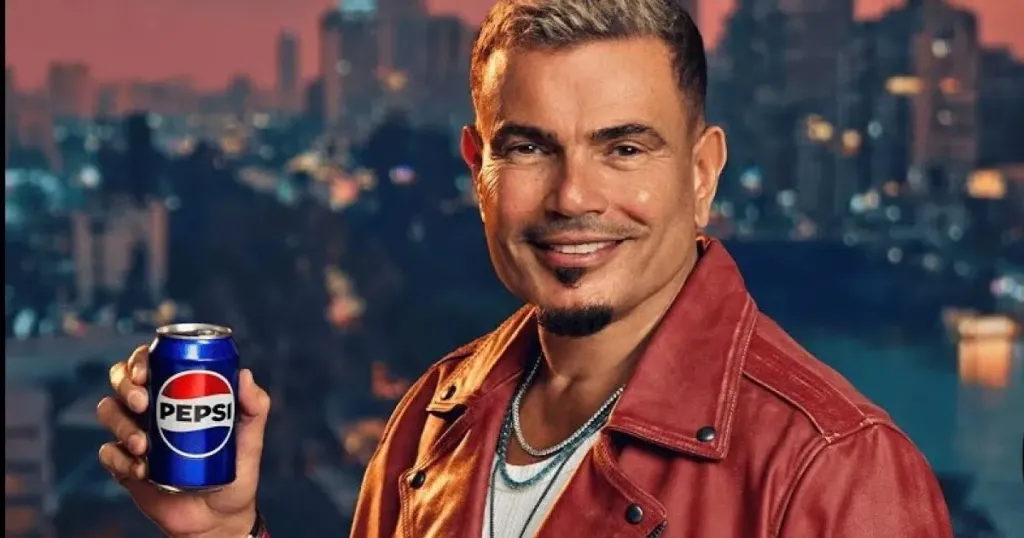 تعاون جديد يجمع النجم عمرو دياب مع بيبسي في حملة صيفية مبهجة