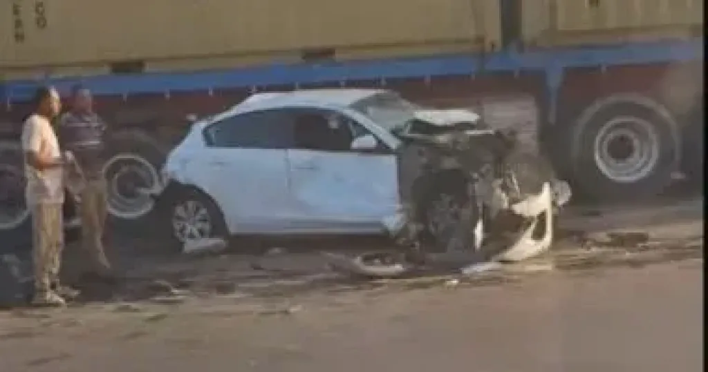 حادث تصادم 4 سيارات بطريق محرم بك فى الإسكندرية