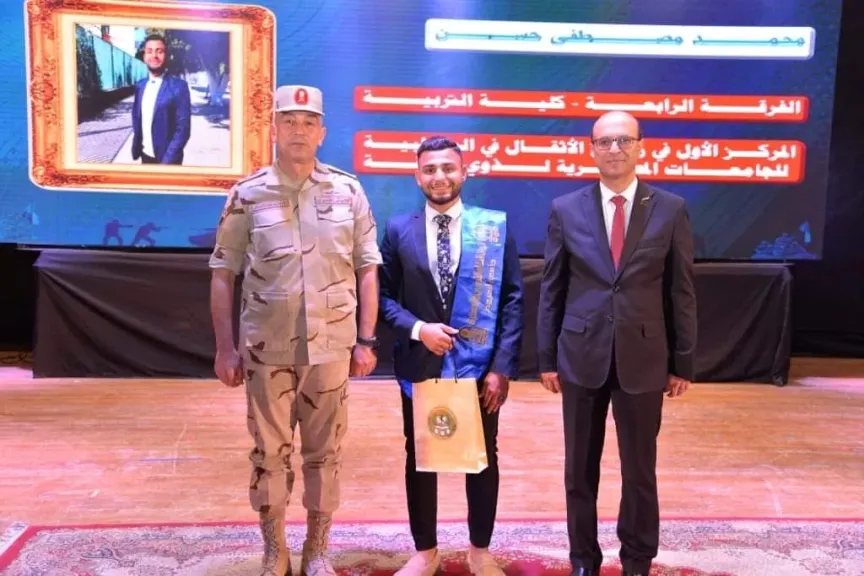 في قلب جامعة أسيوط، وتحديدًا من داخل مركز رعاية الطلاب ذوي الإعاقة