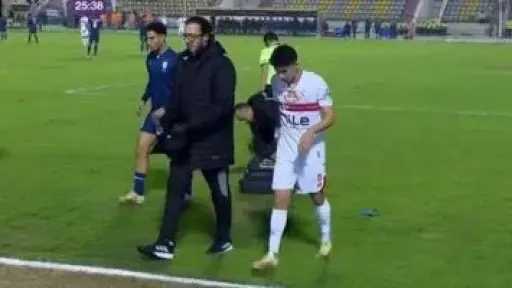 راحة ثلاثة أيام لأحمد الجفالى من تدريبات الزمالك لحين تحديد مصيره