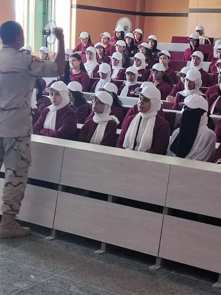 جامعة أسيوط الأهلية تنظم دورة جديدة للتربية العسكرية والوطنية