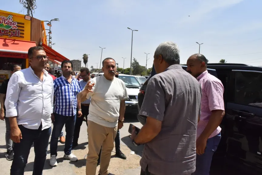 محافظ أسيوط يتفقد ميدان مدخل أبوتيج البحري ويوجه بتطويره