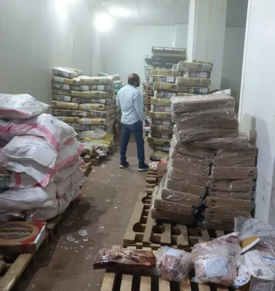 تموين الشرقية:ضبط ١.٥ طن لحوم مجمدة ، ١٠٠ دجاجة بمنياالقمح