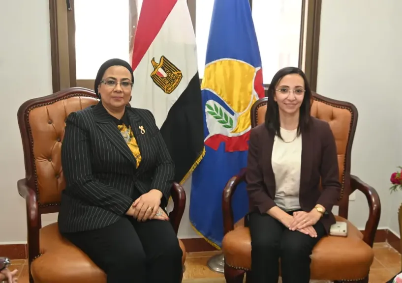 من قرية زاوية صقر بأبو المطامير.. جاكلين تستقبل رئيس المجلس القومي للمرأة في مستهل زيارتها للمحافظة