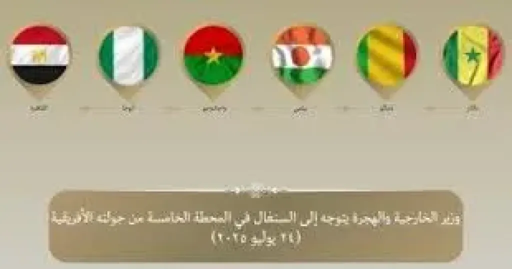 وزير الخارجية يتوجه إلى السنغال فى المحطة الخامسة والأخيرة من جولته فى غرب إفريقيا