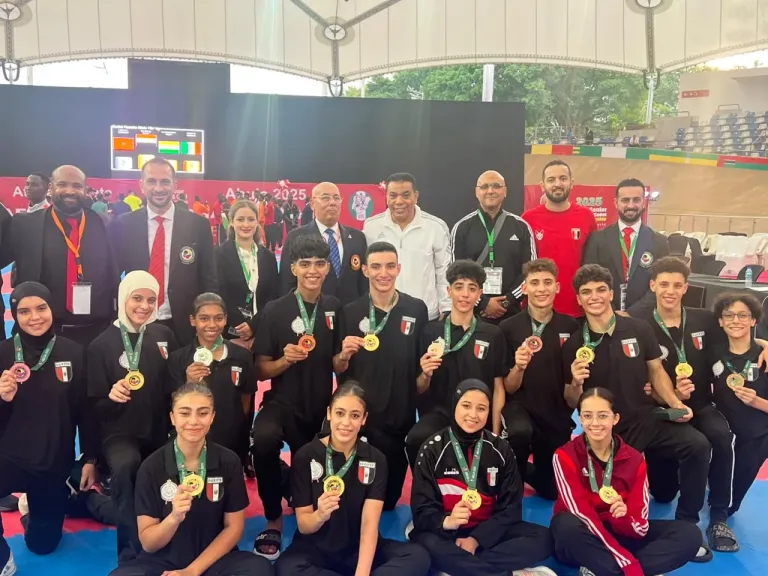 منتخب الكاراتيه يحقق 12 ميدالية متنوعة بمنافسات اليوم الأول  ببطولة افريقيا بنيجيريا