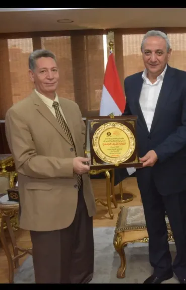 محافظ الغربية يستقبل مدير إذاعة وسط الدلتا بمناسبة مرور43 عامًا على انطلاقها