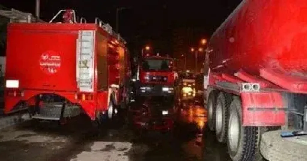 اندلاع حريق داخل مخزن فى مصر الجديدة