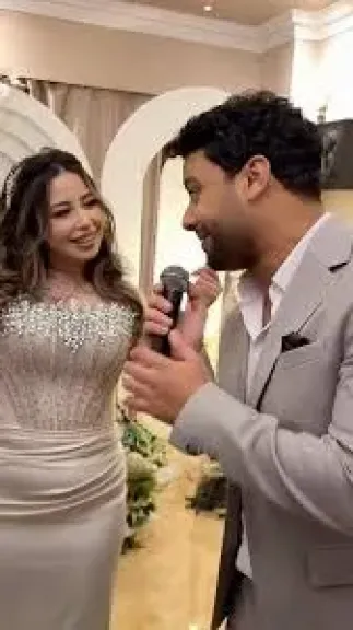 أحمد جمال يتألق بأغنية «بتونس بيك» لأول مرة رفقة خطيبته فرح الموجي