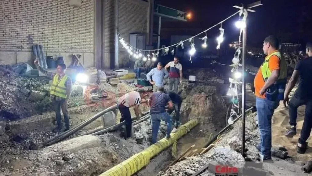 أعمال مُكثفة بمحطة محولات جسر الذهب لإعادة التيار الكهربائي كاملاً للجيزة