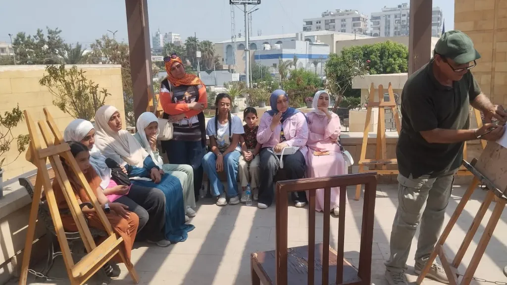 تقافة الشرقية :ورشة فنية لأطفال لمنتدى الطفل بموقع تل بسطا الأثري