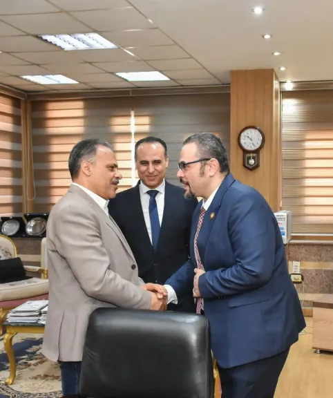 محافظ الشرقية يستقبل وكيل وزارة الصحة الجديد