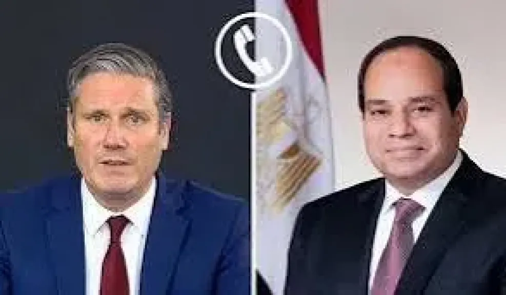 الرئيس السيسى ورئيس وزراء بريطانىا: إقامة الدولة الفلسطينية السبيل الوحيد لتحقيق السلام الدائم