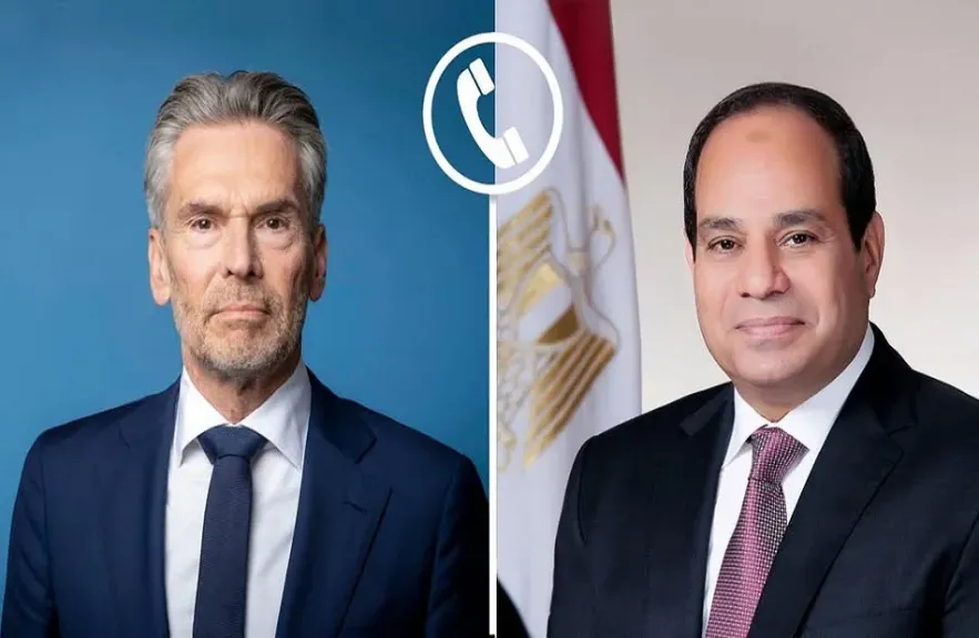الرئيس السيسي يتلقى اتصالاً هاتفيًا من رئيس وزراء مملكة هولندا