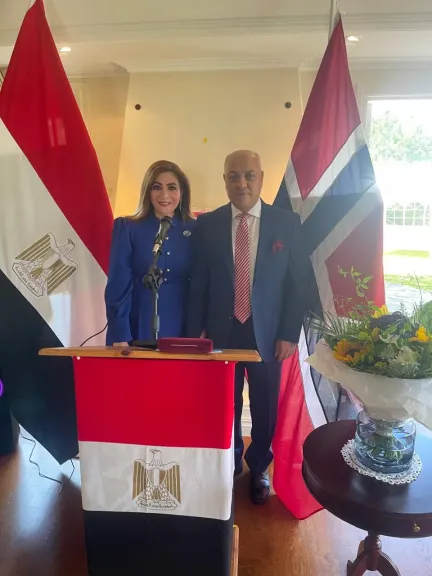 السفير جمال متولي يحتفل بالعيد القومي لمصر في أوسلو ويؤكد عمق العلاقات مع النرويج