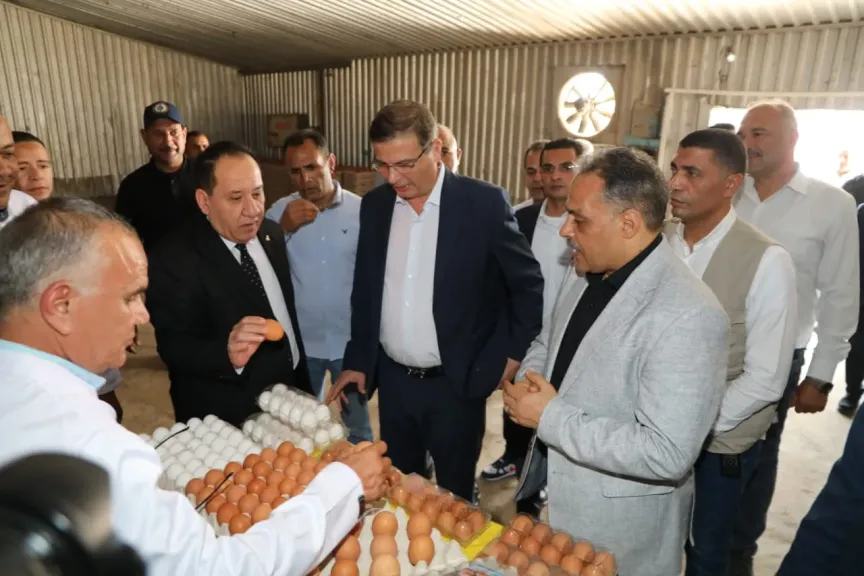 وزير الزراعة ومحافظ الشرقية يتفقدان مشروع الصالحية الزراعي المتكامل