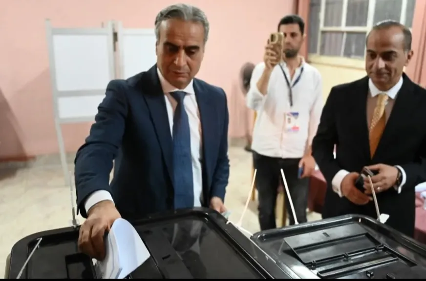 رئيس جهاز حماية المستهلك يدلي بصوته في انتخابات مجلس الشيوخ