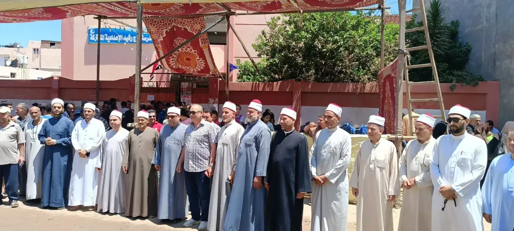 من برج رشيد.. رجال الأزهر والأوقاف يُشاركون في انتخابات الشيوخ بالبحيرة
