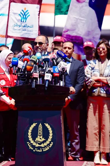مصر الخير عضو التحالف الوطني تعلن تقديم  3 ألاف شاحنة مساعدات إغاثية وإنسانية للأشقاء في قطاع غزة
