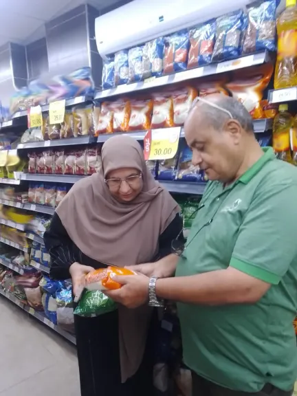 حملة تموينية مكبرة بمركز ومدينة الحسينية شرقية