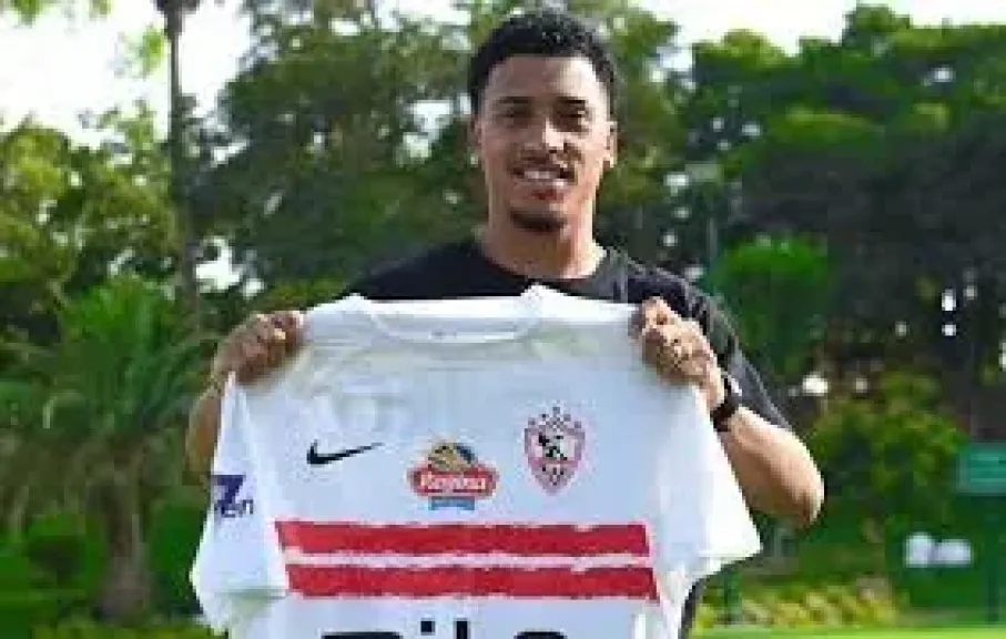 استقبال خاص من لاعبي الزمالك للبرازيلي خوان ألفينا بيزيرا