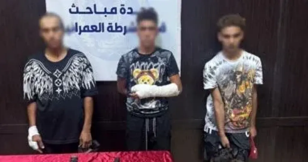 الداخلية تضبط المتشاجرين بأسلحة وكلب بالجيزة