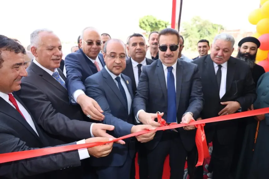 محافظ المنوفية يفتتح مدرسة الروضة الخاصة بكفر الخضرة