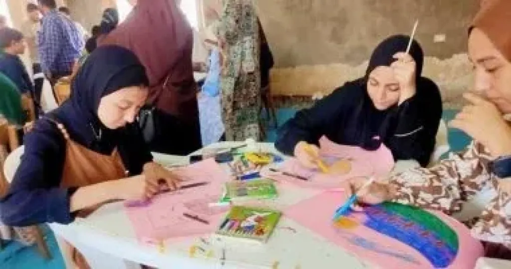 مسابقة فنية فى الرسم الفورى بشباب قلين بمشاركة 100 طليع وطليعة