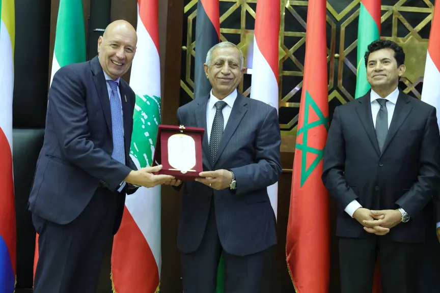 الأكاديمية العربية  تحتضن انطلاق بطولة العالم للشباب تحت 15 عامًا والبطولة العربية الأولى الأكاديمية العربية للخماسي