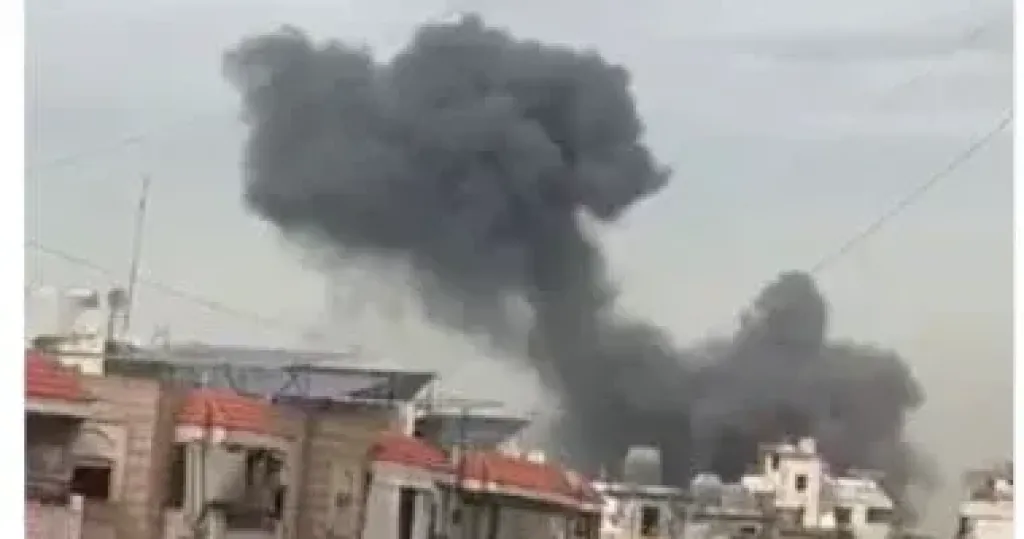 الاحتلال الإسرائيلى يشن غارتين على منطقة جزين جنوب لبنان