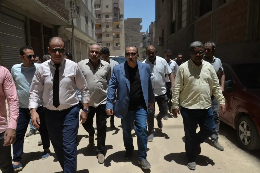 محافظ أسيوط يتفقد أعمال إنشاء ”مدرسة المحبة”