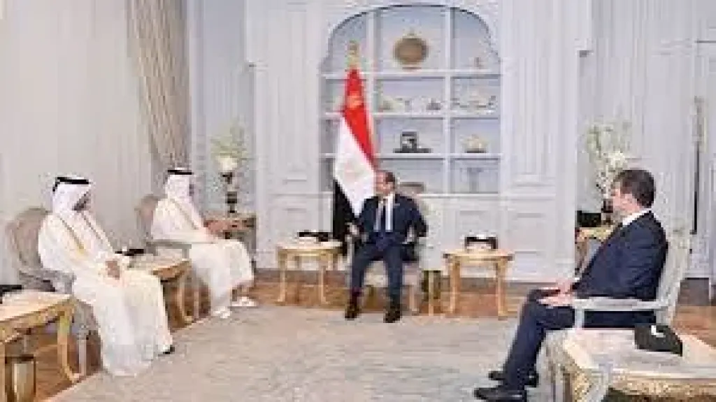 الرئيس السيسى: ضرورة البدء الفورى فى عملية إعادة إعمار غزة عقب وقف إطلاق النار
