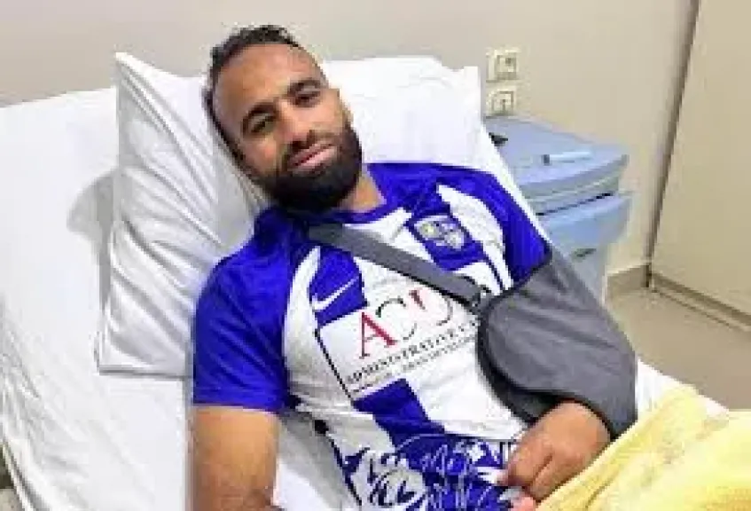 تفاصيل الحالة الصحية لأمير عابد لاعب المقاولون بعد تعرضه لحادث سير