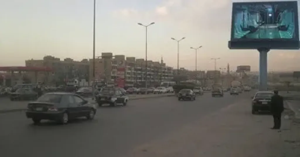 حملة مرورية لرصد متعاطى المخدرات من سائقى النقل بمحور الأوتوستراد
