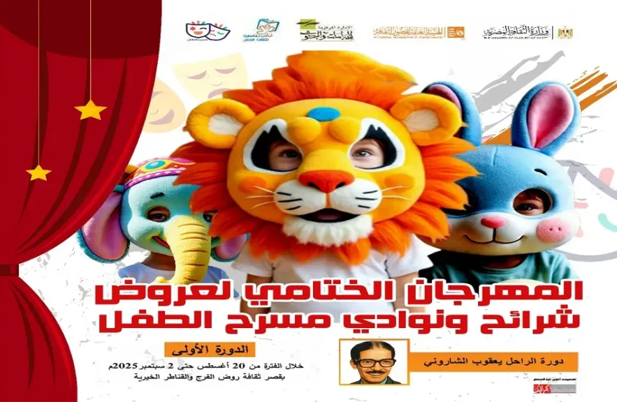 انطلاق المهرجان الختامي لشرائح ونوادي مسرح الطفل