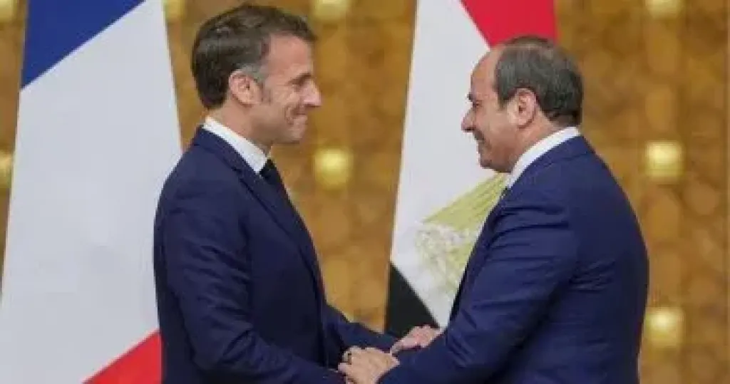 الرئيس السيسى يؤكد لماكرون موقف مصر الثابت والرافض لأى محاولة تهجير للفلسطينيين
