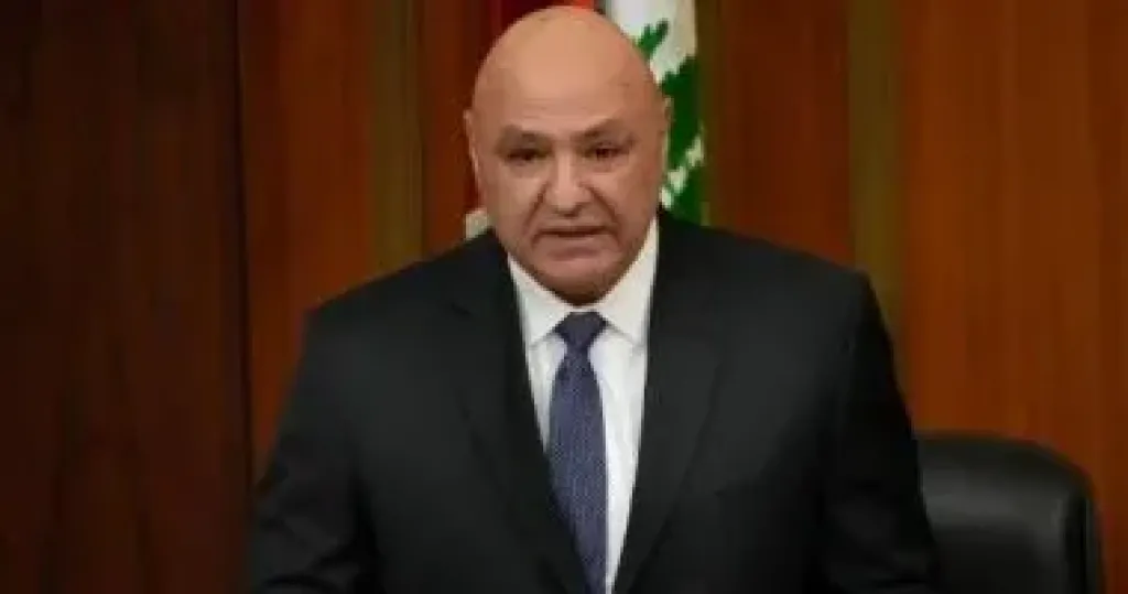 الرئيس اللبنانى: على إسرائيل وقف العمليات العسكرية ضد لبنان