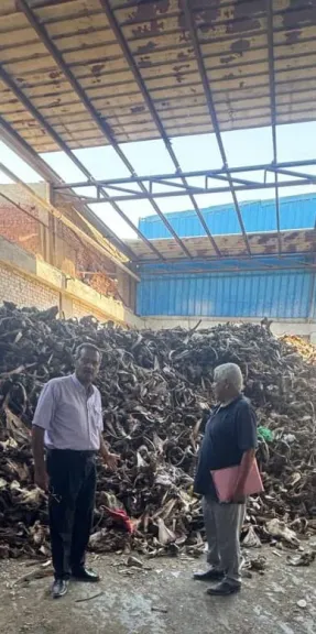 تموين الشرقية :ضبط مصنع أعلاف حيوانية ملوثة ببلبيس