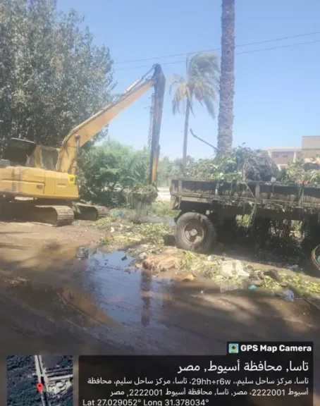 محافظ أسيوط: استمرار أعمال تطهير الترع والمصارف ورفع المخلفات