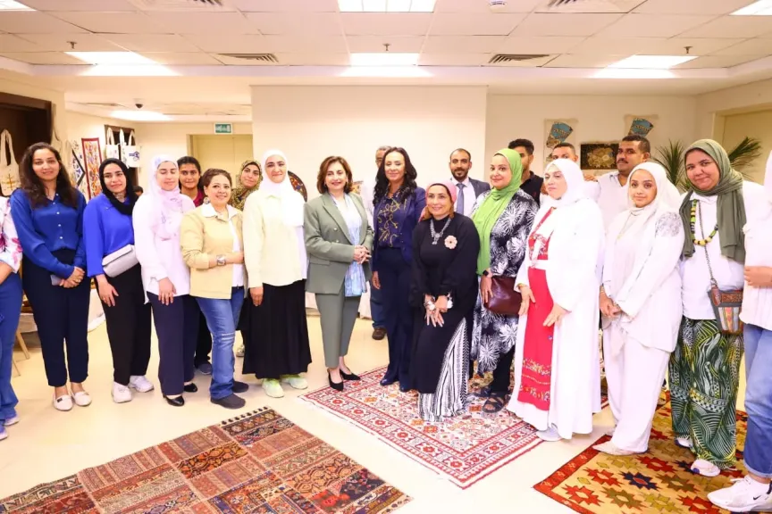 وزيرة التضامن الاجتماعي تلتقي وكيلة الأمين العام للأمم المتحدة والمديرة التنفيذية لهيئة الأمم المتحدة